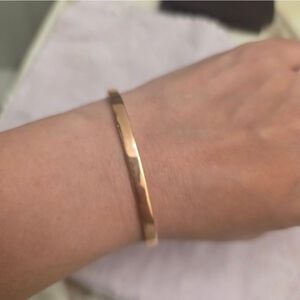 NWT Monica Vinader Rose Gold Fiji Bracelet